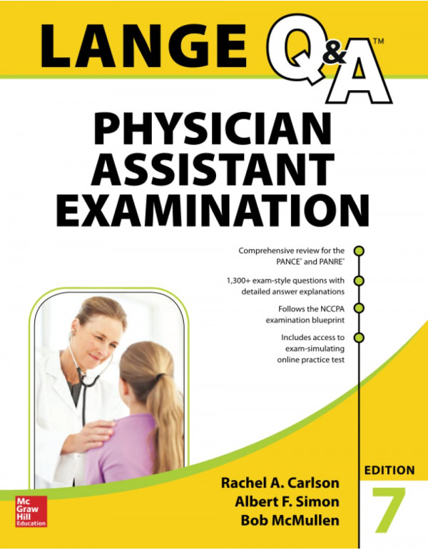 LANGE Q&A Physician Assistant Examination By Rachel Carlson {0071845054} {9780071845052}