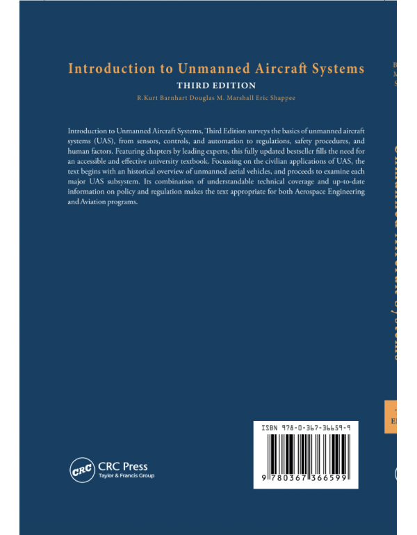 Introduction to Unmanned Aircraft Systems by R. Barnhart, Douglas Marshall, 3rd edition (ISBN 9780367366599) - Hardcover