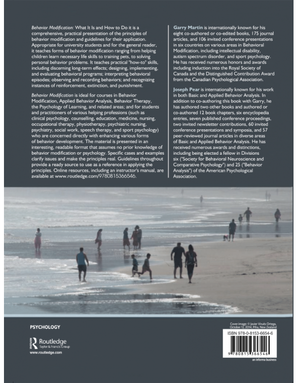 Behavior Modification: What It Is and How To Do It, 11th Edition by Garry Martin & Joseph J. Pear – Paperback (ISBN: 9780815366546)