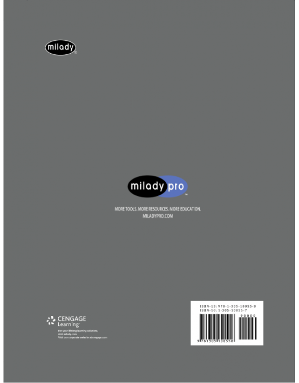 Milady Standard Barbering, 6th Edition by Milady ISBN: 9781305100558 – Hardcover