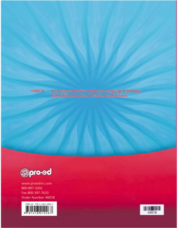 An Advanced Review of Speech–Language Pathology, 6th Edition by Celeste Roseberry-McKibbin, M. N. Hegde & Glen M. Tellis (ISBN: 9781416412267) – Paperback