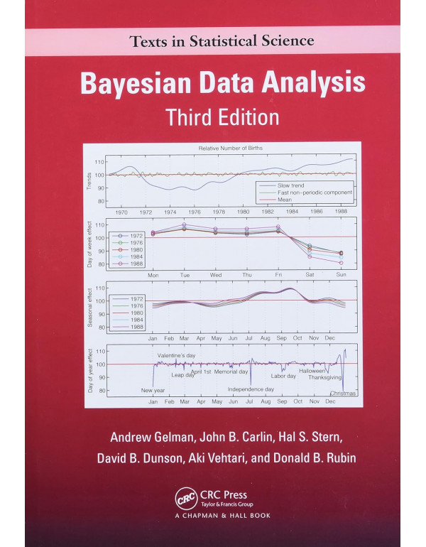 Bayesian Data Analysis (Chapman & Hall/CRC Texts in Statistical Science), 3rd edition by Andrew Gelman, John B. Carlin, Hal S. Stern, David B. Dunson