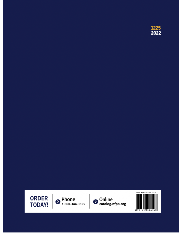 NFPA 1225: Standard for Emergency Services Communications, 2022 Edition (ISBN 9781455928187) - Paperback
