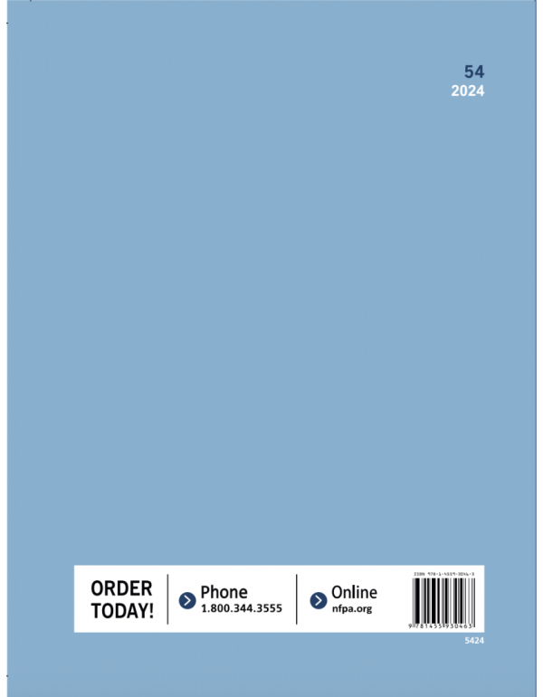 NFPA 54/ANSI Z223.1: National Fuel Gas Code, 2024 Edition (ISBN 9781455930463) - Paperback