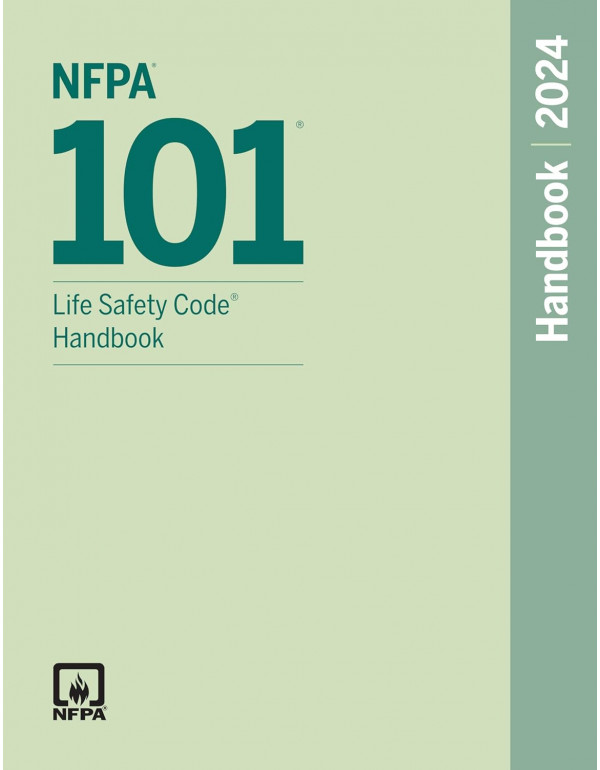 NFPA 101, Life Safety Code Handbook (2024) (ISBN 9781455930807) - Hardcover