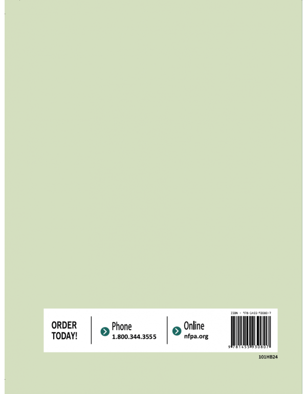 NFPA 101, Life Safety Code Handbook (2024) (ISBN 9781455930807) by National Fire Protection Association (NFPA) - Hardcover