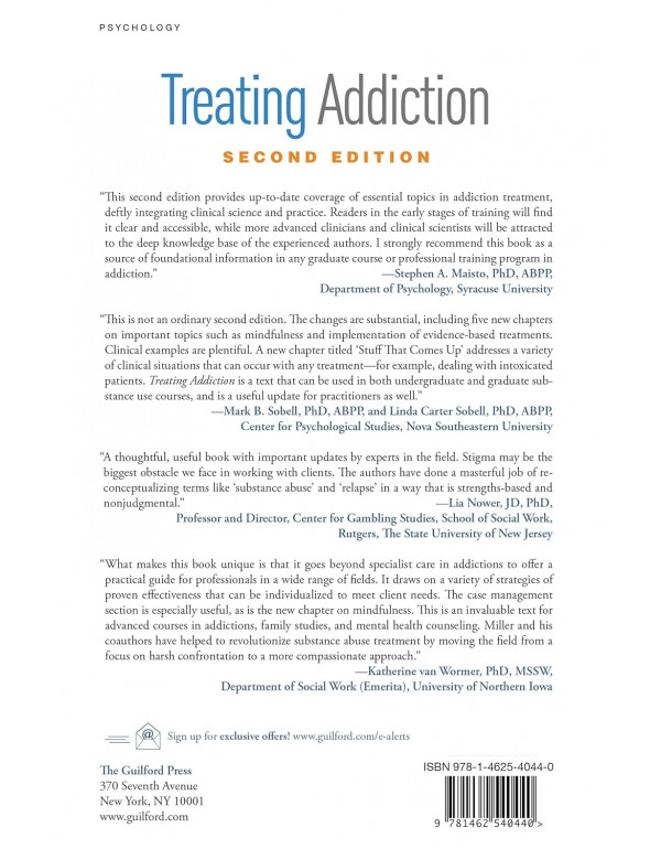 Treating Addiction: A Guide for Professionals, 2nd Edition by William R. Miller, Alyssa A. Forcehimes & Allen Zweben – Hardcover (ISBN: 9781462540440)