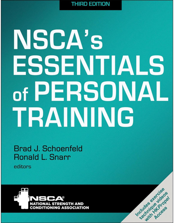 NSCA's Essentials of Personal Training 3rd Ed. *US HARDCOVER* by NSCA -National Strength & Conditioning Association, Brad J. Schoenfeld