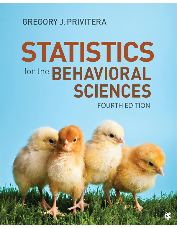 Statistics for the Behavioral Sciences, 4th edition by Gregory J. Privitera *US PAPERBACK*