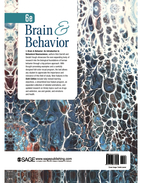 Brain & Behavior: An Introduction to Behavioral Neuroscience book by Bob Garrett and Gerald Hough 6th edition (ISBN: 9781544373485) - Paperback