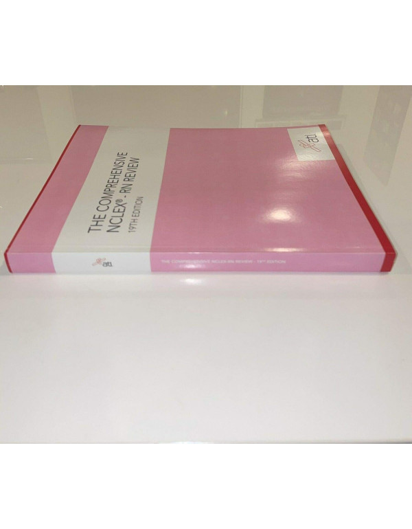 Comprehensive NCLEX-RN Review, 19th Edition by ATI ISBN: 9781565331860 – Paperback