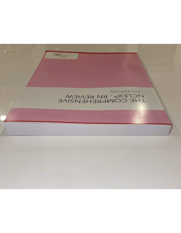 Comprehensive NCLEX-RN Review, 19th Edition by ATI ISBN: 9781565331860 – Paperback