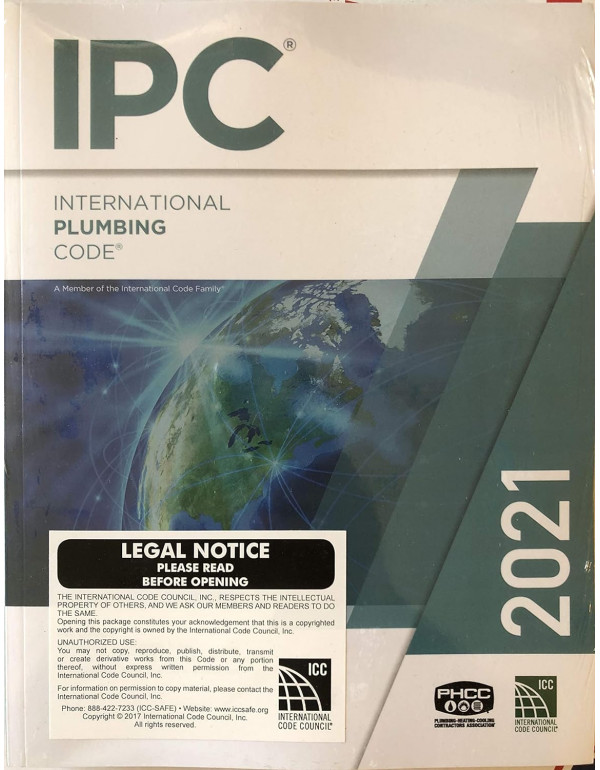 2021 International Plumbing Code Book *US PAPERBAC...