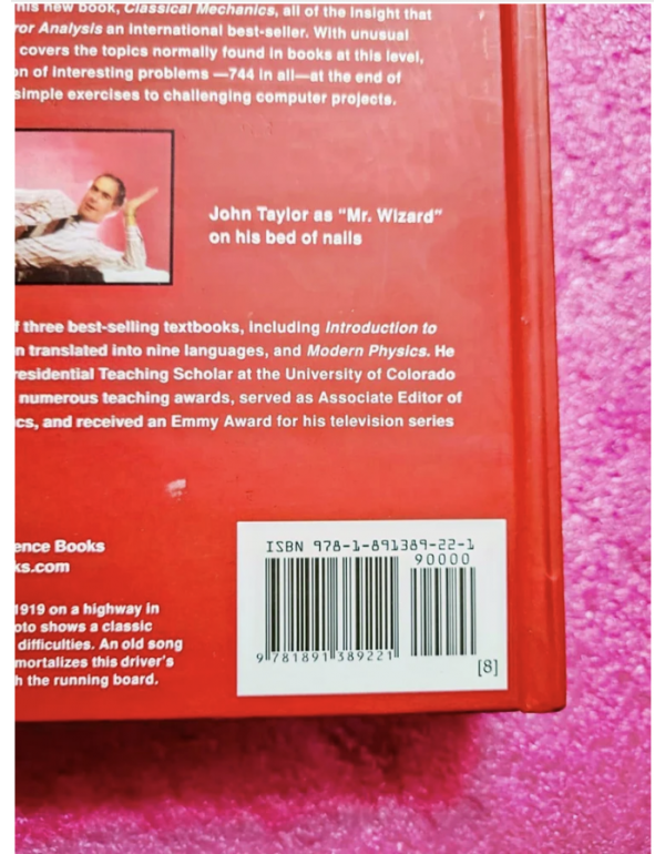 Classical Mechanics by John R. Taylor ISBN: 9781891389221 – Hardcover