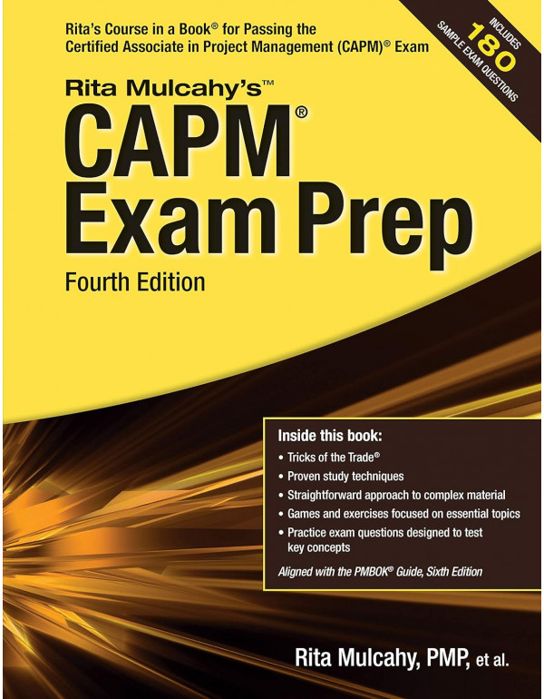 CAPM Exam Prep *US PAPERBACK* 4th Edition By Rita Mulcahy - PDF VERSION