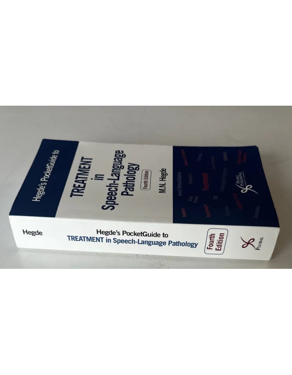 Hegde's Pocketguide to Treatment in Speech Language Pathology 4th edition Book by M. Hegde - Paperback