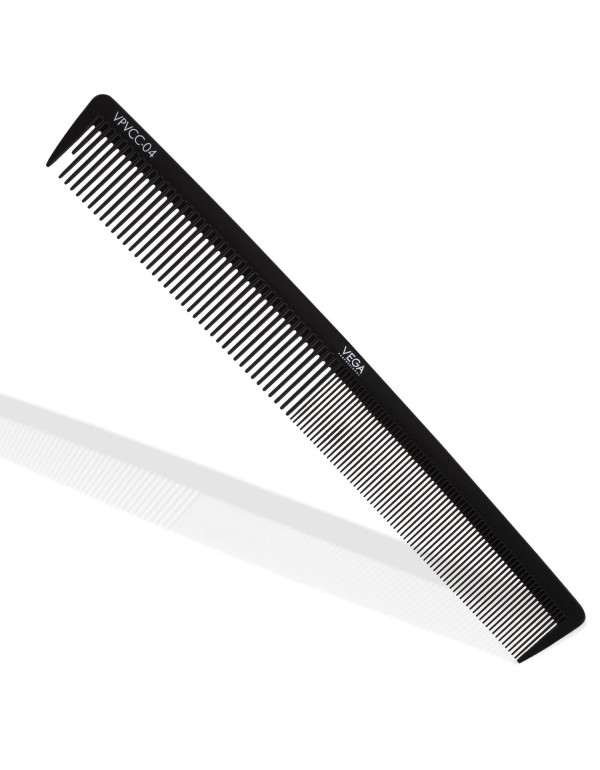 GOATs PROFESSIONAL Hair Cutting Comb 7.25 Inch | Carbon Anti-Static Black Line Hair Comb for Men & Women | Hair Styling, Grooming, Hair Cutting, Sectioning, Barber, Salon, Home Use