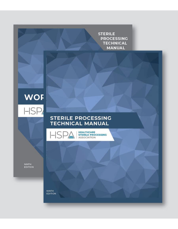 HSPA Sterile Processing Technical Manual and Workbook CRCST Set, 9th Edition ASIN: B0C1XYLD2K – Paperback