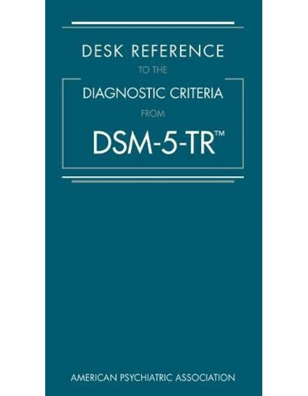 Desk Reference to the Diagnostic Criteria from DSM-5 by American Psychiatric Association (ISBN 9788840848470) - Spiral Bound