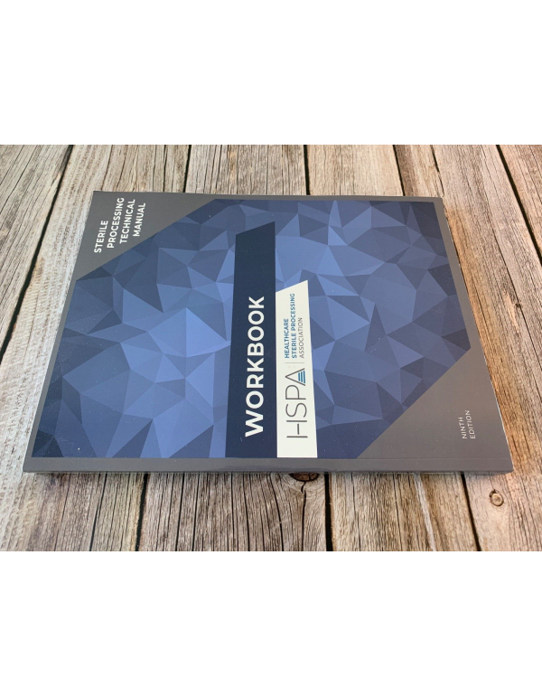 Sterile Processing Technical Manual (CRCST 9th edition) by HSPA | ISBN: 9798350705218 | Buy Online