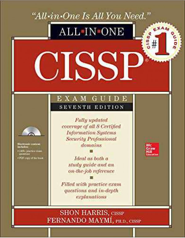 Cissp Aio Exam.Gd. With Cd, 7 Ed By Harris, Shon