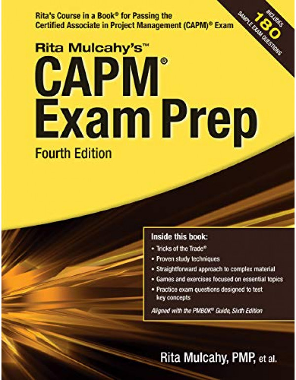CAPM Exam Prep *US PAPERBACK* 4th Edition by Rita Mulcahy - {9781943704132} {1943704139}