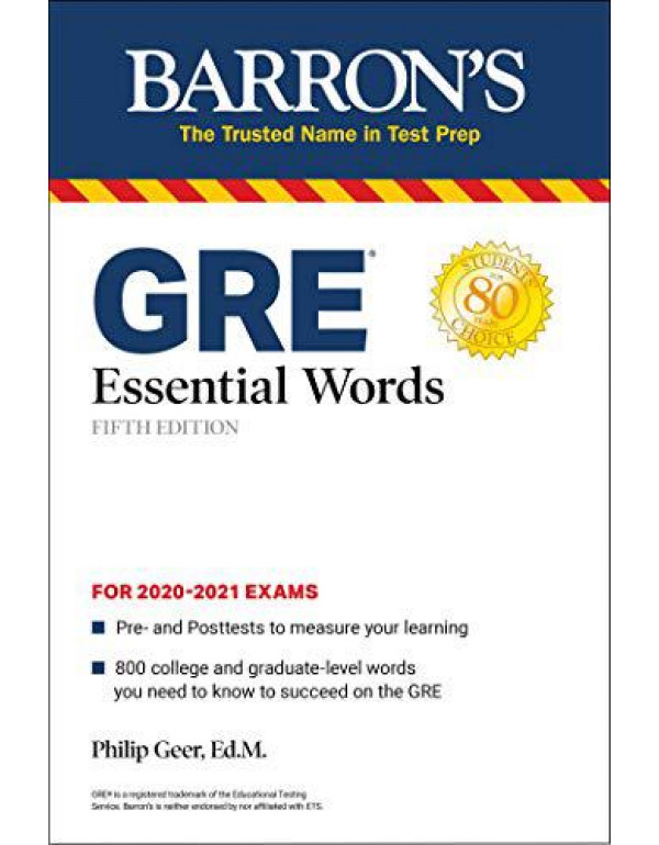 GRE Essential Words (Barron's Test Prep) By Geer Ed.M., Philip